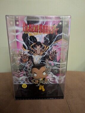 Funko Pop! Black Adam Figure - Pink/Black Comic Display